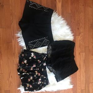 3 pairs of shorts 💓